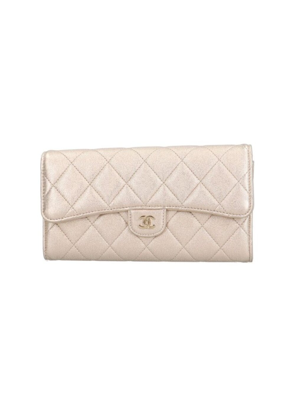 Chanel Classic Long Flap Wallet Quilted Leather